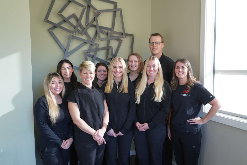 The team from Coddington Dental in Lincoln, NE. Coddington Dental is one of seven convenient locations that offers a variety of dental services in Lincoln, NE for patients of all ages.