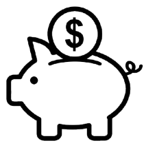 A piggy bank. Affordable care is another benefit of choosing Nebraska Family Dentistry.